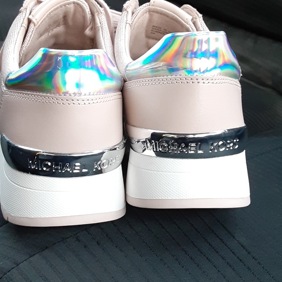 Michael Kors Leather Tennis Shoes - Size 6 - Picture 3 of 4